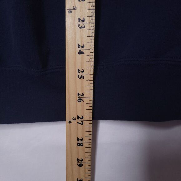 Vintage United States Navy Sweatshirt Mens Medium Navy Fleece - Picture 7 of 12